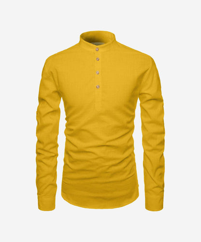 Men Solid Pure Cotton Straight T-Shirt For Men