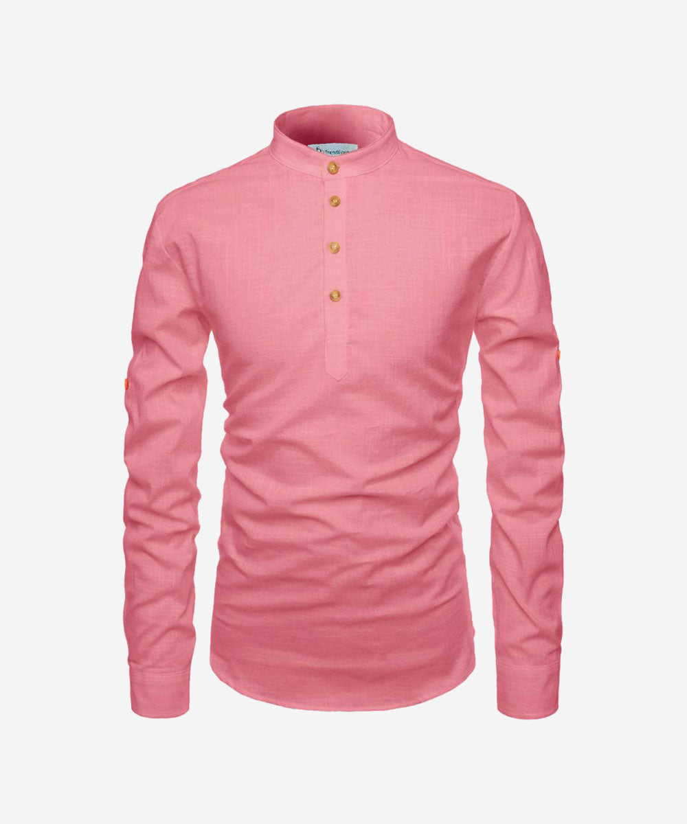 Men Solid Pure Cotton Straight T-Shirt For Men