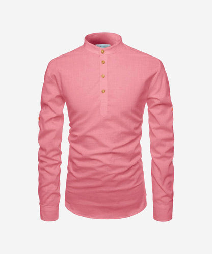 Men Solid Pure Cotton Straight T-Shirt For Men