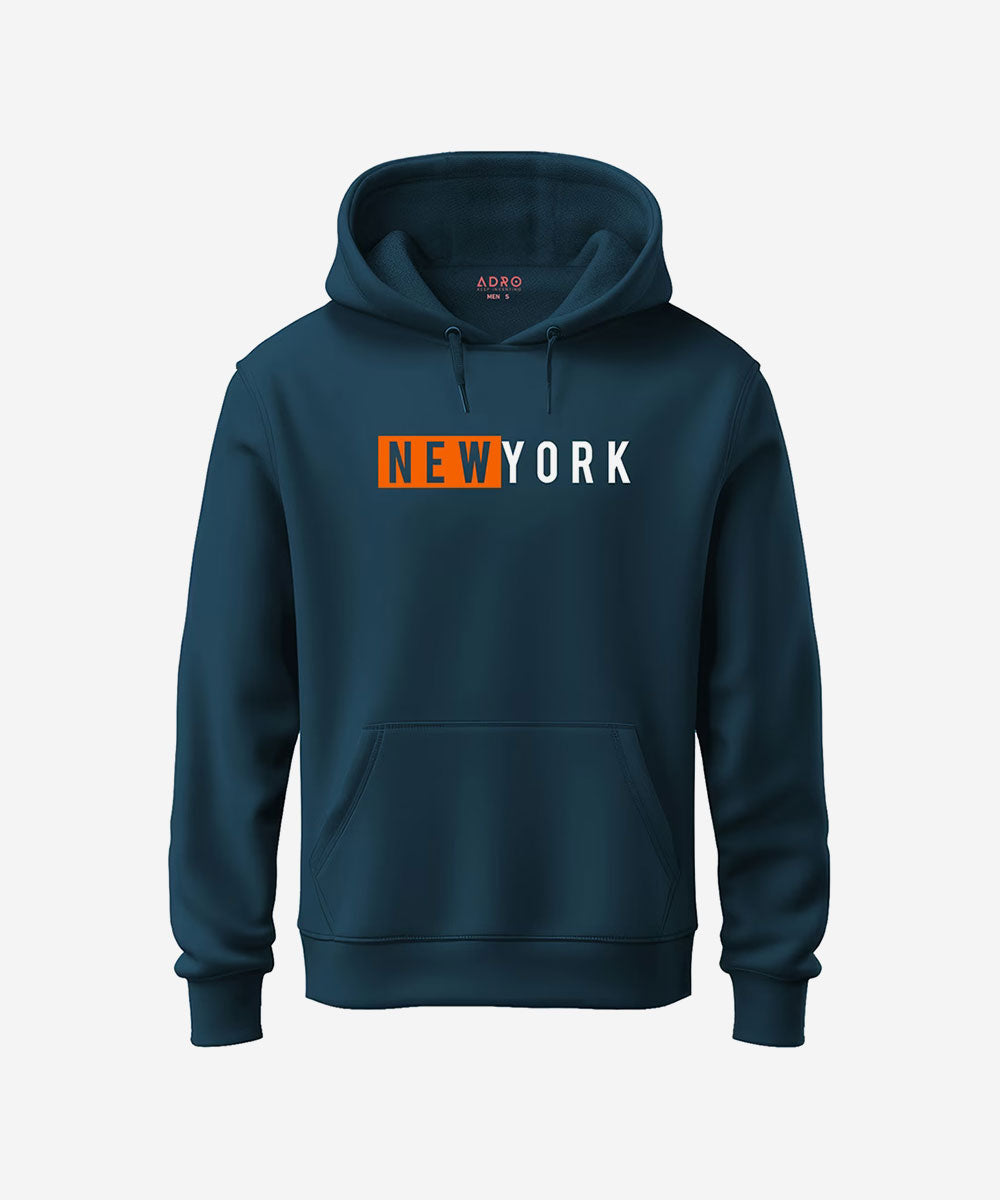 ADRO Men Print Regular Fit Hoodie For Men