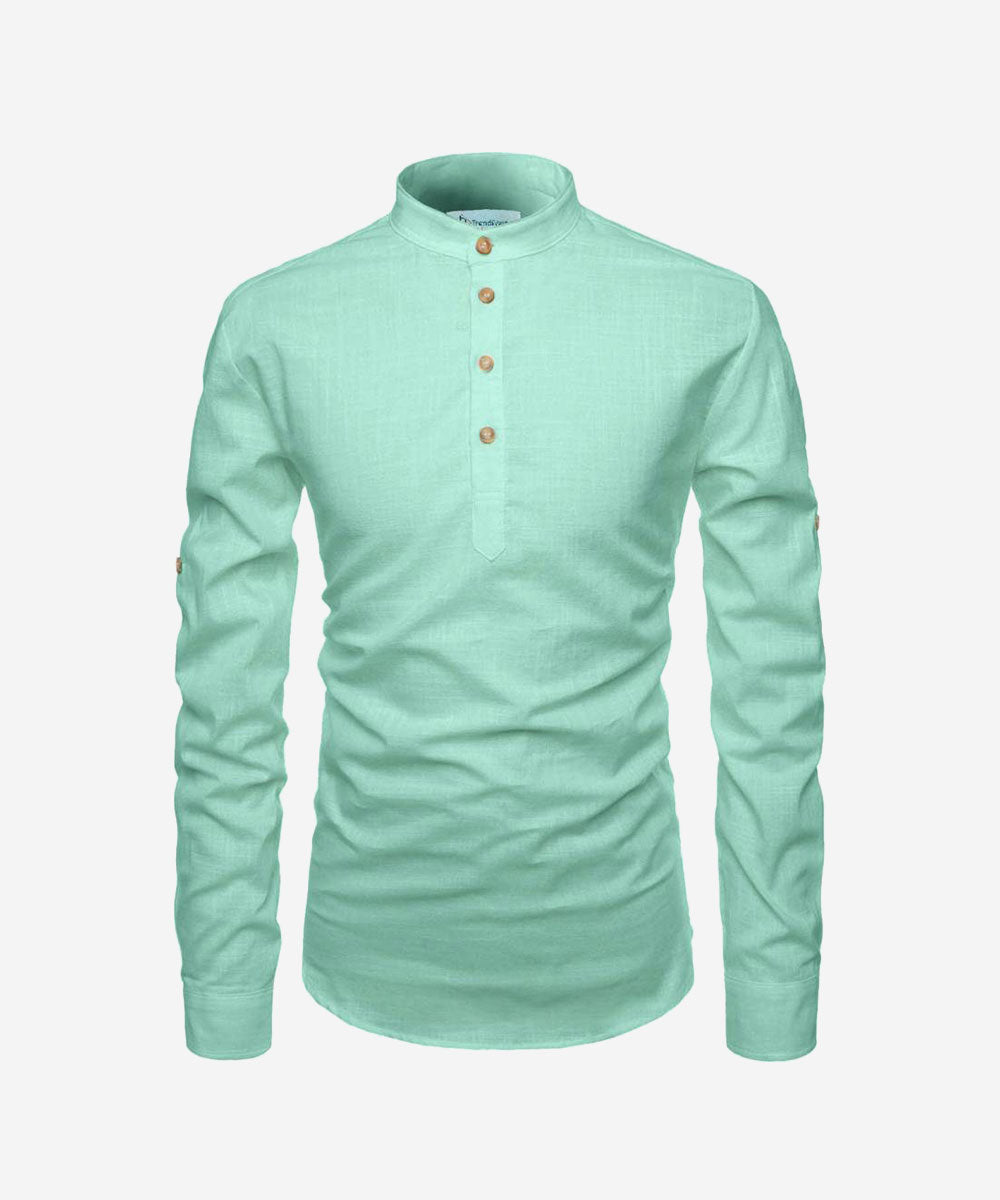 Men Solid Pure Cotton Straight T-Shirt For Men