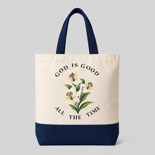God is Good Printed Tote