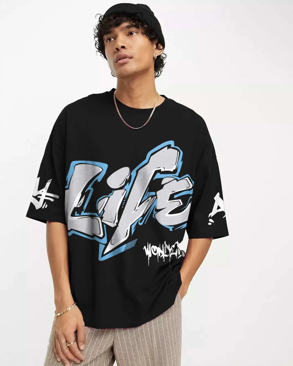 Solid Men Oversized T-Shirt