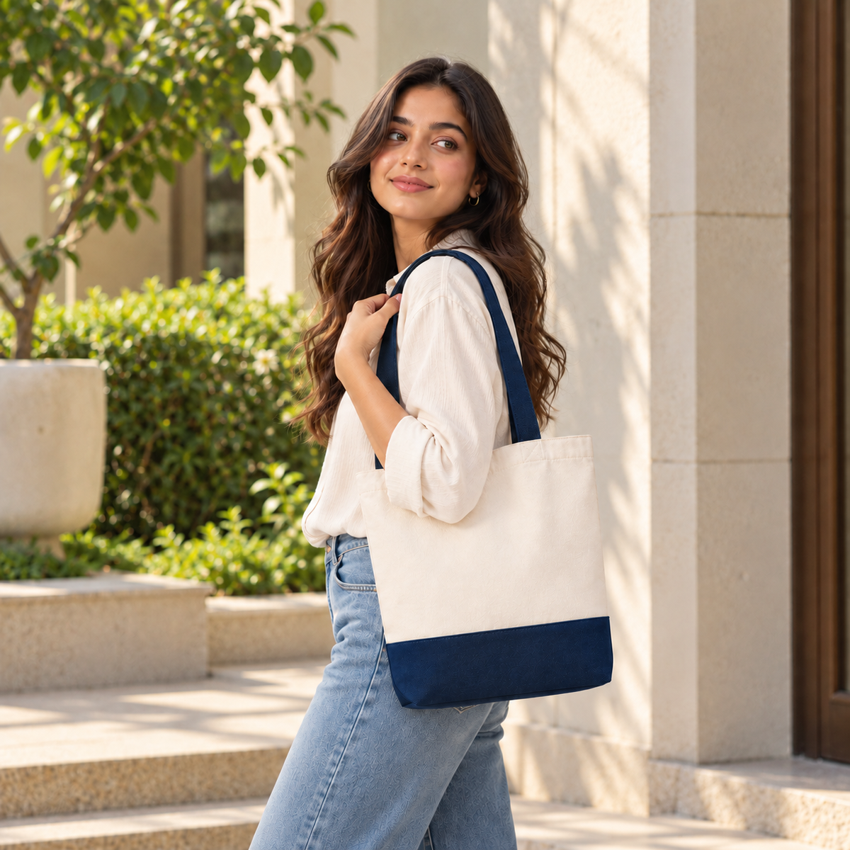 Midnight Canvas Tote