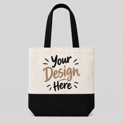 Noir Canvas Tote