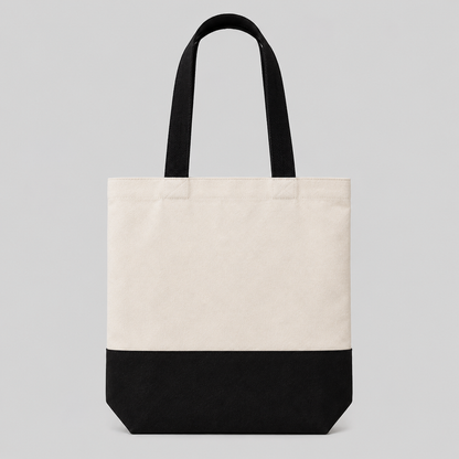 Noir Canvas Tote