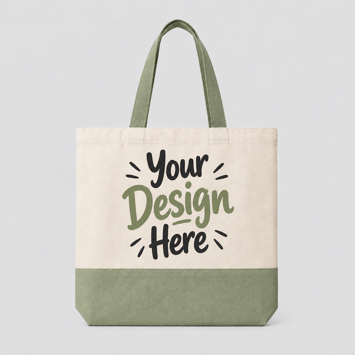 Sage Canvas Tote