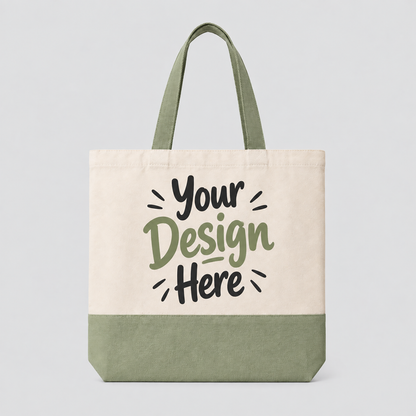 Sage Canvas Tote