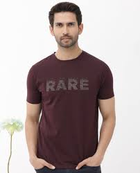 Men Solid Round Neck Cotton  T-Shirt