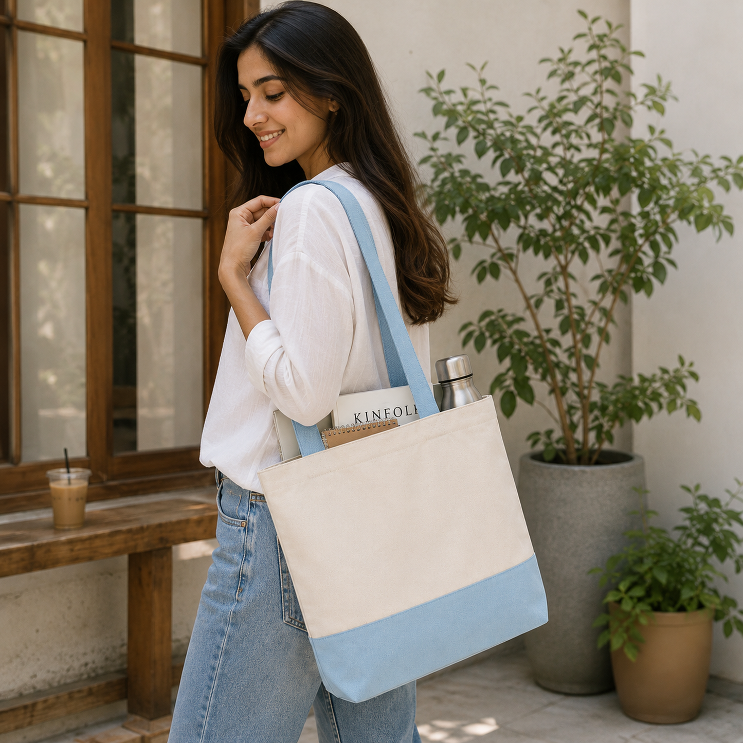 Skyline Canvas Tote