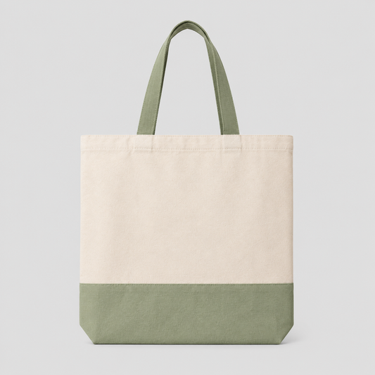 Sage Canvas Tote