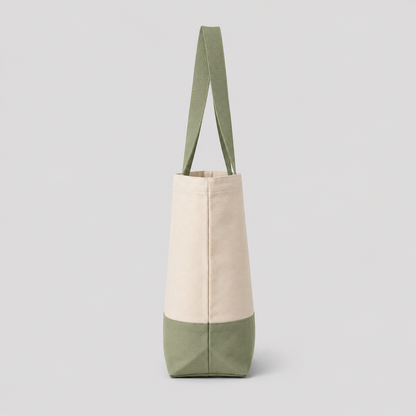 Sage Canvas Tote